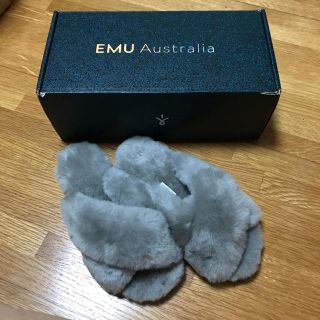 エミュー(EMU)のEMU ムートンスリッパ メイベリー チャコール(スリッパ/ルームシューズ)