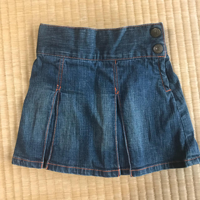 daddy oh daddy(ダディオーダディー)の Daddy oh Daddyキッズデニムスカート90センチ キッズ/ベビー/マタニティのキッズ服女の子用(90cm~)(スカート)の商品写真