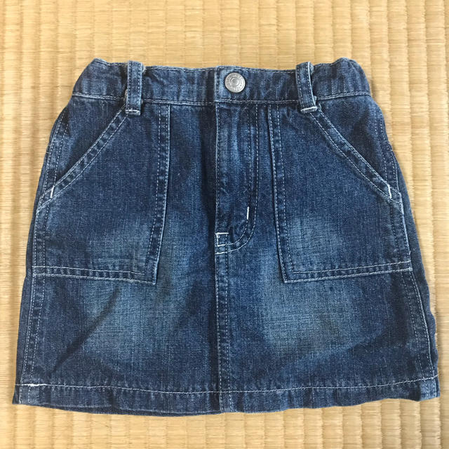 daddy oh daddy(ダディオーダディー)の Daddy oh Daddyキッズデニムスカート90センチ キッズ/ベビー/マタニティのキッズ服女の子用(90cm~)(スカート)の商品写真