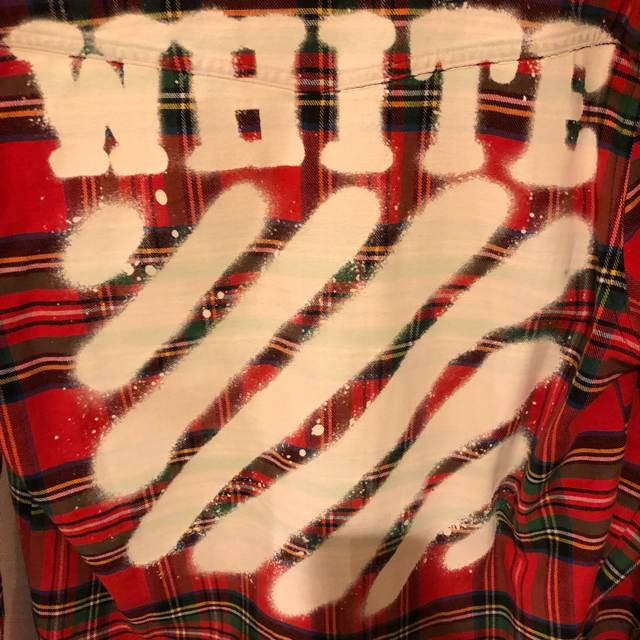 OFF-WHITE(オフホワイト)のOff-White ダイアゴナル チェック スプレー シャツ メンズのトップス(シャツ)の商品写真