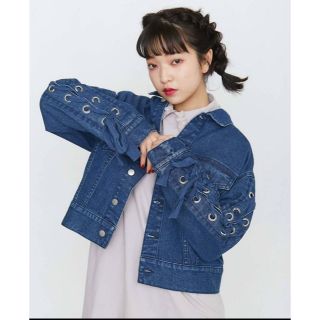 即納】 レースアップデニムジャケット 【新品未着用】ADEAM - Gジャン ...