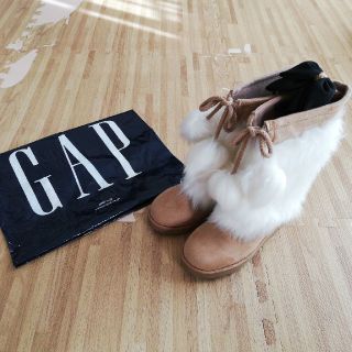 ギャップ(GAP)のGAP　ファー　ブーツ　20センチ　新品(ブーツ)