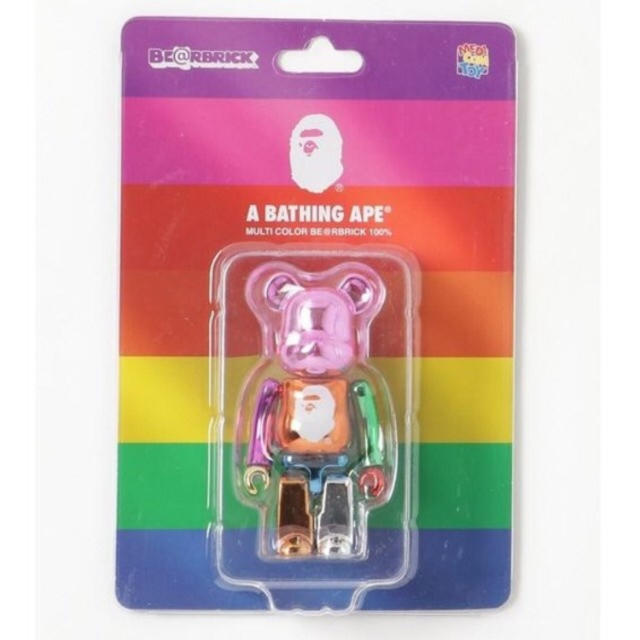 A BATHING APE(アベイシングエイプ)のMULTI COLOR FOIL BE@RBRICK BAPE XXV 100% その他のその他(その他)の商品写真