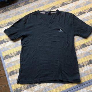 バーバリーブラックレーベル(BURBERRY BLACK LABEL)のバーバリーブラックレーベル黒の半袖Tシャツ(Tシャツ/カットソー(半袖/袖なし))