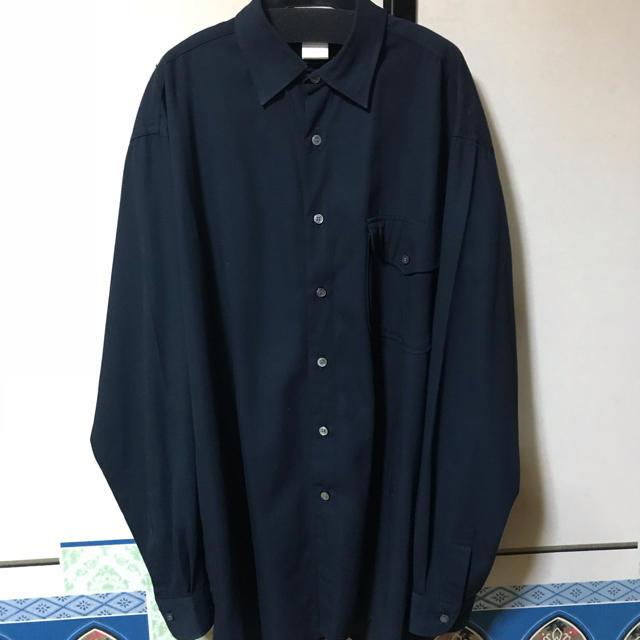 Yohji Yamamoto(ヨウジヤマモト)のYohji Yamamoto ウールギャバジン ドレスシャツ メンズのトップス(シャツ)の商品写真