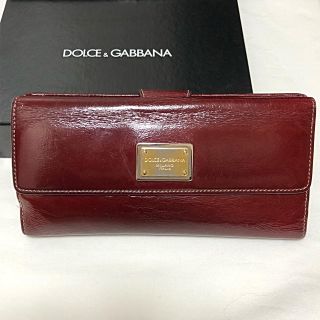 ドルチェアンドガッバーナ(DOLCE&GABBANA)のDOLCE & GABBANA エナメル ロングウォレット(財布)