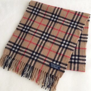 バーバリー(BURBERRY)のBurberryカシミア/be★送料込(マフラー/ショール)