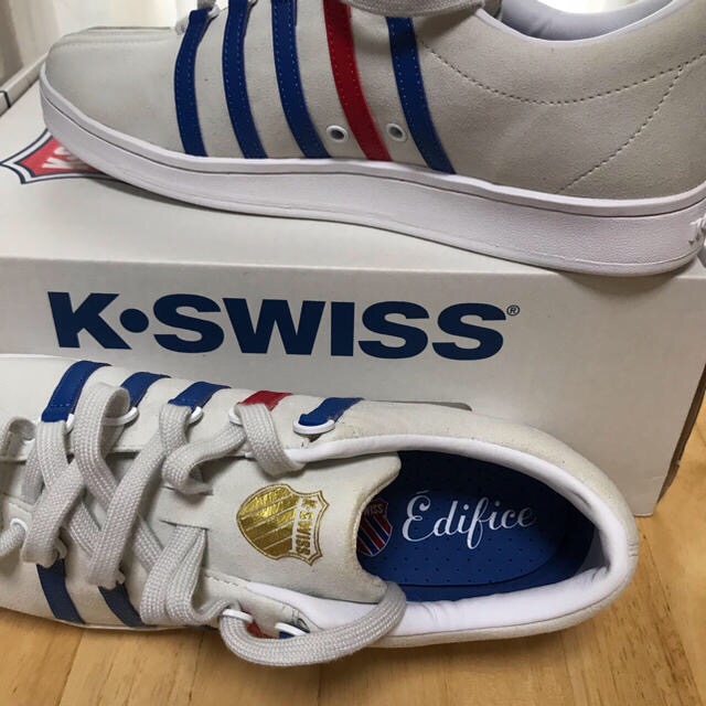 K-SWISS(ケースイス)のK-SWISS×EDIFICE エディフィス別注K-SWISSクラシック メンズの靴/シューズ(スニーカー)の商品写真