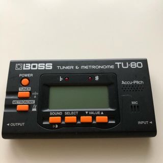 ボス(BOSS)のBOSS TU-80 チューナー（メトロノーム機能付き）(その他)