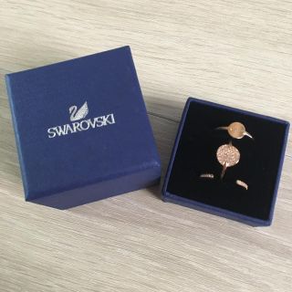 スワロフスキー(SWAROVSKI)のスワロフスキー 3連リング(リング(指輪))