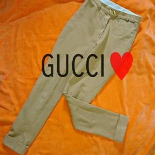 グッチ(Gucci)のGUCCI ジョッパーズパンツ サイズ42(M相当) ベージュ(カジュアルパンツ)