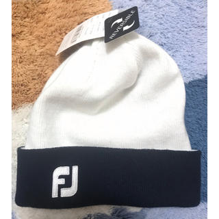 フットジョイ(FootJoy)の新品フットジョイ リバーシブルニット帽 FJ(ゴルフ)