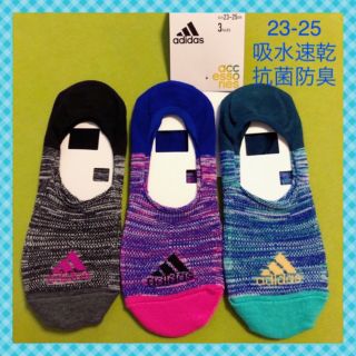 アディダス(adidas)の【アディダス】カラーマーブルフットカバー3足セット AD-39③ 23-25(ソックス)