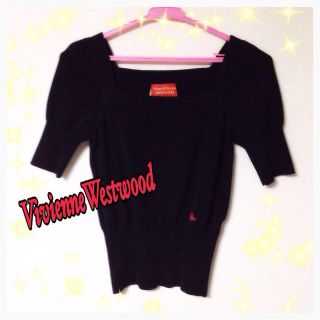 ヴィヴィアンウエストウッド(Vivienne Westwood)のREDLABEL  スクエアNニットソー(カットソー(半袖/袖なし))