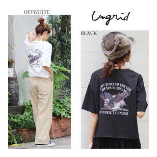 アングリッド(Ungrid)のアングリッド　バックプリントイーグルティーシャツ　ロデオクラウンズ　マウジー(Tシャツ(半袖/袖なし))