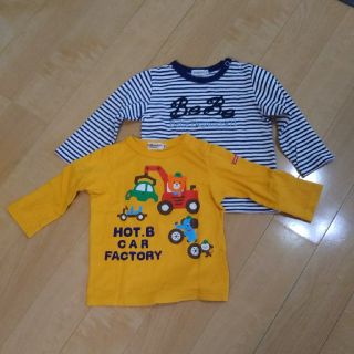 ミキハウス(mikihouse)のミキハウスmikihouse80 BeBe90 長袖Tシャツ ２枚セット (Ｔシャツ)