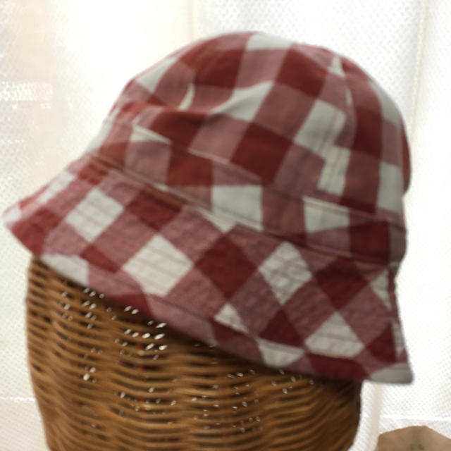 MUJI (無印良品)(ムジルシリョウヒン)のこむぎ様/キッズ☆帽子(えり首日よけ付) 50cm キッズ/ベビー/マタニティのこども用ファッション小物(帽子)の商品写真