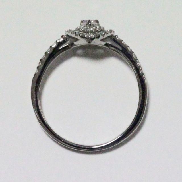 ピンクダイヤハートカットプラチナリング レディースのアクセサリー(リング(指輪))の商品写真