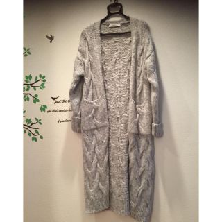 ザラ(ZARA)のZARA ニット ロングカーディガン S(カーディガン)