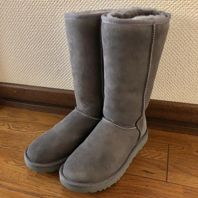 【正規品】 UGG ロングムートンブーツ グレー