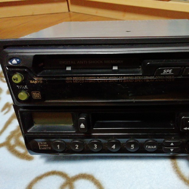 サンヨー スズキ純正カセット、CD、MD、AM,FMカーステレオ の サンヨー スズキ純正カセット、CD、MD、AM,FMカーステレオ の