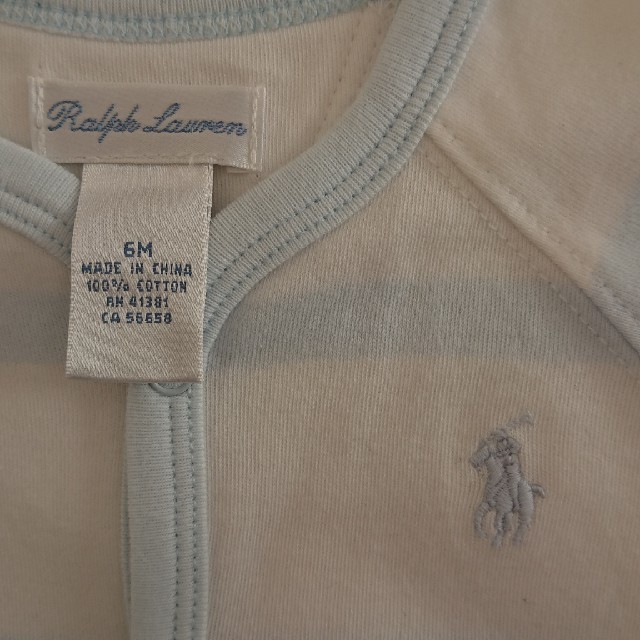 Ralph Lauren(ラルフローレン)の☆専用☆お値下げ【未使用】ラルフローレン 長袖ロンパース 6M キッズ/ベビー/マタニティのベビー服(~85cm)(ロンパース)の商品写真