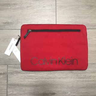 カルバンクライン(Calvin Klein)の【ラス１ 早い者勝ち】Calvin Klein  パソコンケース  レッド(その他)