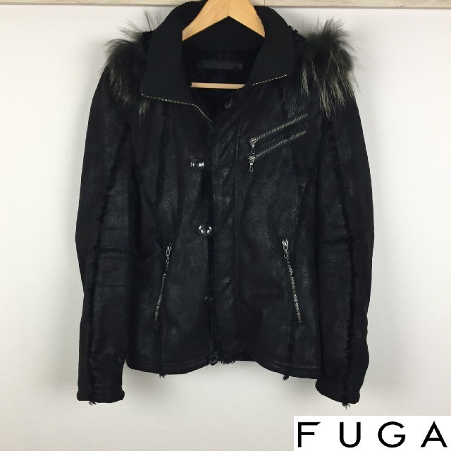 美品 FUGA フーガ ジャケット ブルゾン ブラック サイズ44