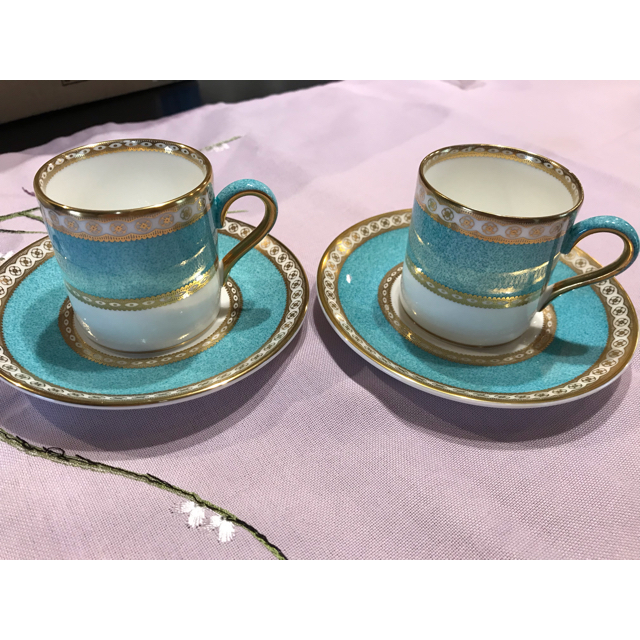 WEDGWOOD - ウェッジウッド ユーランダー パウダーターコイズ カップ