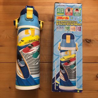 プラレール★ロック付き ダイレクト ステンレス水筒 580ml(水筒)