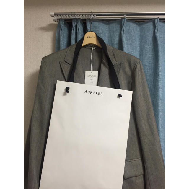 COMOLI(コモリ)のAURALEE WOOL SILK HERRINGBONE JACKET メンズのジャケット/アウター(テーラードジャケット)の商品写真