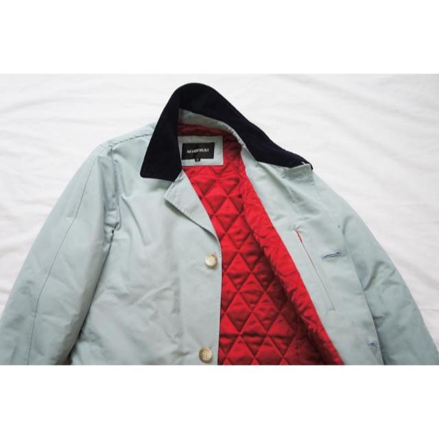 ネバートラストバルマカーンターンナップスリーヴコート メンズのジャケット/アウター(ステンカラーコート)の商品写真
