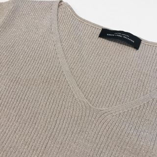 ユナイテッドアローズ(UNITED ARROWS)のはみーるさま専用です☆UAGLリラクシング☆Ｖネック九分袖リブニット(ニット/セーター)