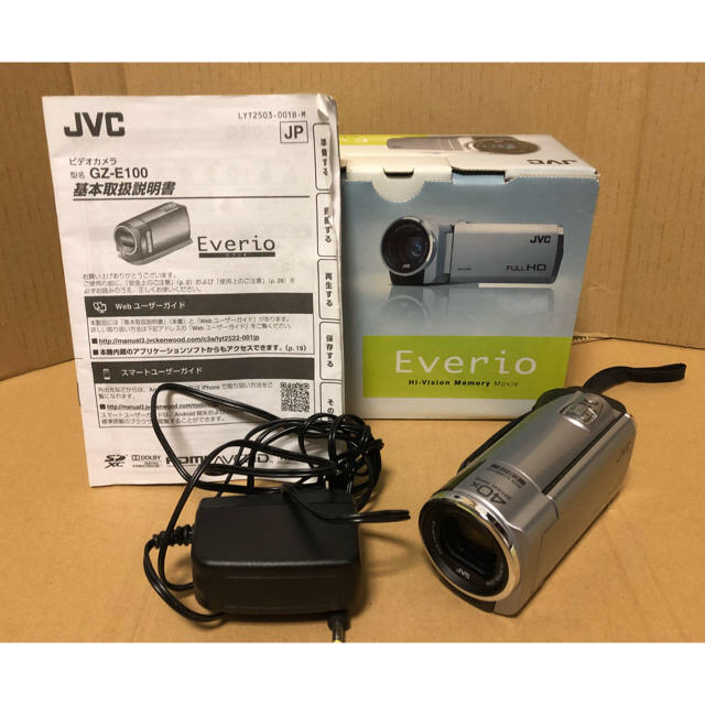 JVC ビデオカメラ GZ-E100-s JVC ビデオカメラ GZ-E100-s