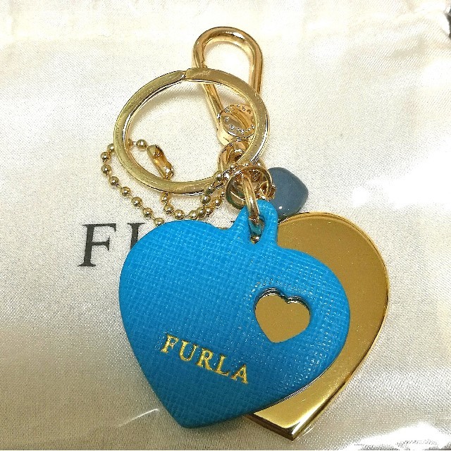 Furla(フルラ)の新品未使用イタリア製、FURLAフルラ、ハートキーホルダー レディースのファッション小物(キーホルダー)の商品写真