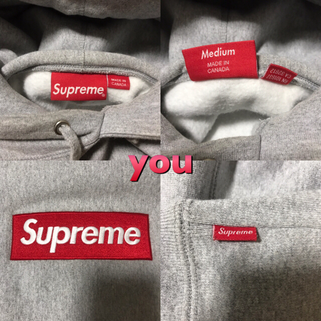 Supreme Box Logo Hooded Sweatshirt 16AWトップス