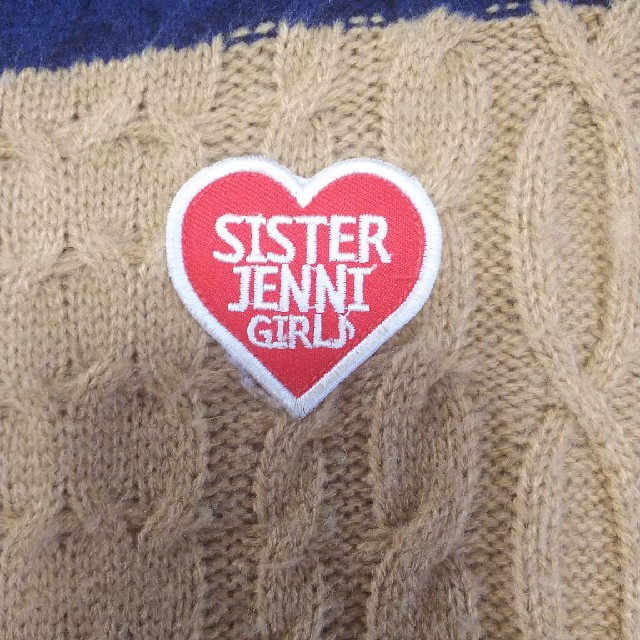 JENNI(ジェニィ)のJENNIニットワンピース キッズ/ベビー/マタニティのキッズ服女の子用(90cm~)(ワンピース)の商品写真