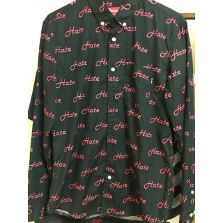 シュプリーム(Supreme)の supreme hate shirt(シャツ)