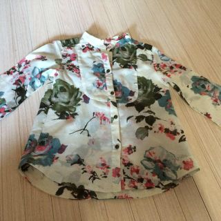 ザラキッズ(ZARA KIDS)のZARAgirl花柄ブラウス(その他)