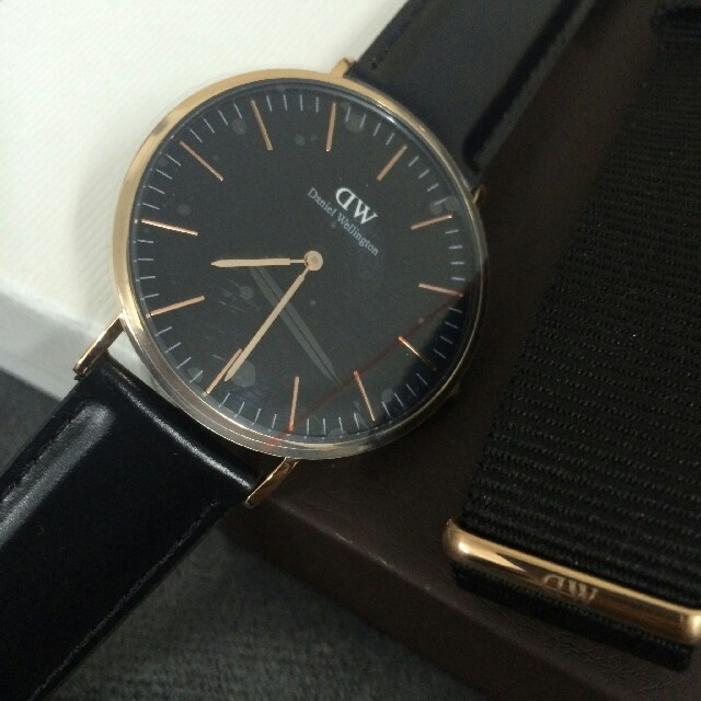 Daniel Wellington(ダニエルウェリントン)のダニエルウェリントン D W 36mm クラシックブラック メンズの時計(腕時計(アナログ))の商品写真