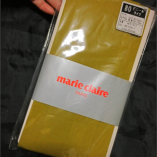 マリクレール(Marie Claire)の新品 安心の日本製 マリクレール カラータイツ Ｌ(タイツ/ストッキング)
