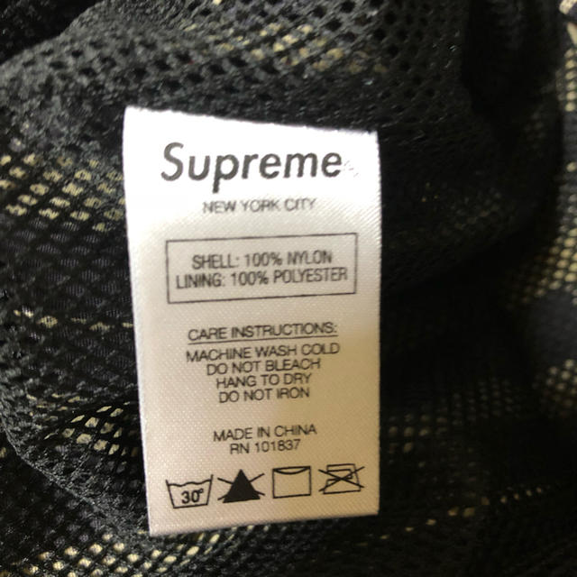 supreme Nylon Plaid Pullover XL