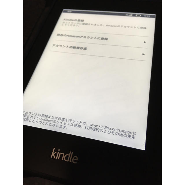 Apple(アップル)の美品 kindle 本体とカバーのみ スマホ/家電/カメラのPC/タブレット(電子ブックリーダー)の商品写真