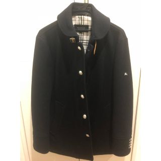 バーバリーブラックレーベル(BURBERRY BLACK LABEL)の［美品］BURBERRY BLACKLABEL ハーフコート(ステンカラーコート)