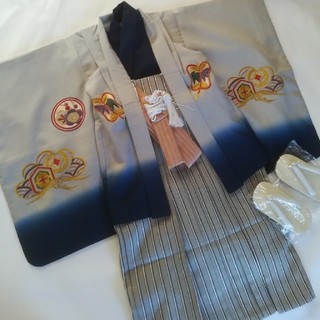 3才袴羽織　セット　刺繍(和服/着物)