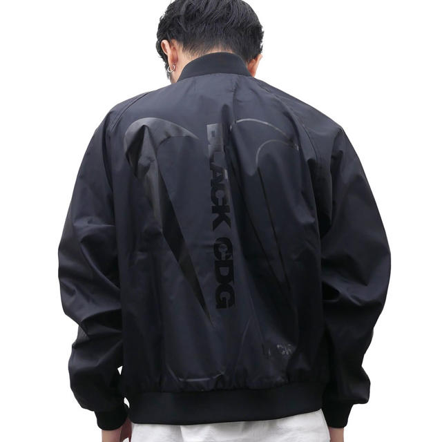 ランボ様専用 CDG ナイキ コラボ MA-1 BLACK ブルゾン-