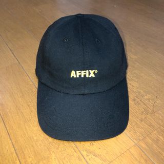 コムデギャルソン(COMME des GARCONS)のAFFIX WORKS キャップ ブラック 黒(キャップ)