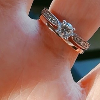 指輪 婚約指輪 指輪プラチナの通販 30点 | フリマアプリ ラクマ