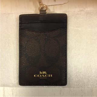 コーチ(COACH)の新品 コーチ カードケース パスケース IDケース 等(パスケース/IDカードホルダー)