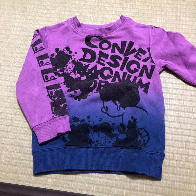 CONVEX(コンベックス)のコンベックス トレーナー100 キッズ/ベビー/マタニティのキッズ服男の子用(90cm~)(Tシャツ/カットソー)の商品写真